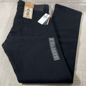 Polo Ralph Lauren Varick Slim Straight Black Soft Jeans 36 x 34 NWT
